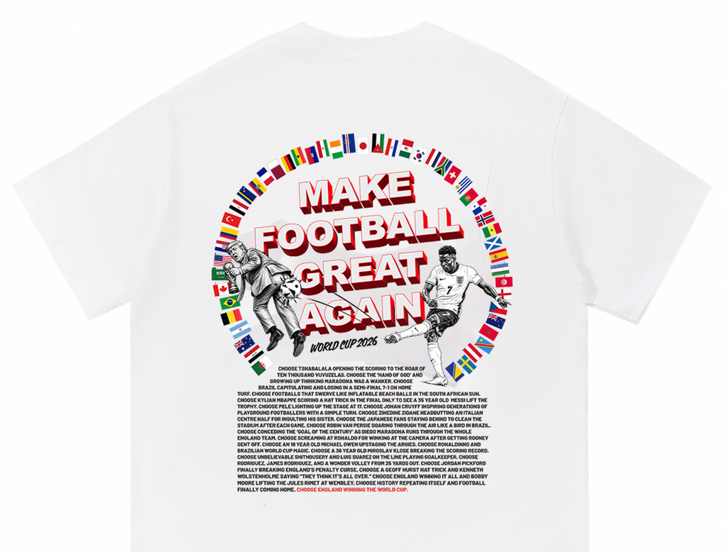 LIMITED EDITION ENGLAND SUPPORTERS WORLD CUP T-SHIRT